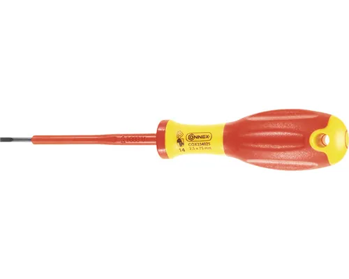 Șurubelniță electrică dreaptă Connex 2,5x75 mm, testată VDE buc