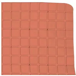 Covor antiderapant teracota pvc+fibra porumb 50x50 cm 195165