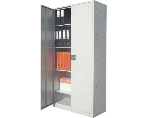 Dulap metalic 900x400x1800 mm, cu 2 uși și 4 polițe buc