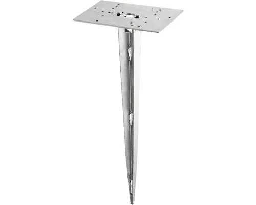 Suport corpuri de iluminat exterior Trio 10x40x14 cm, metal/nichel mat buc