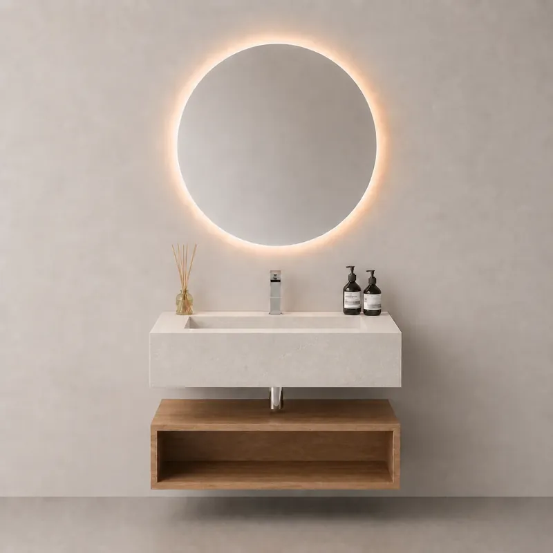 LAVOAR DIN CERAMICA BERGSTEIN LIGHT, 80X47X20 CM