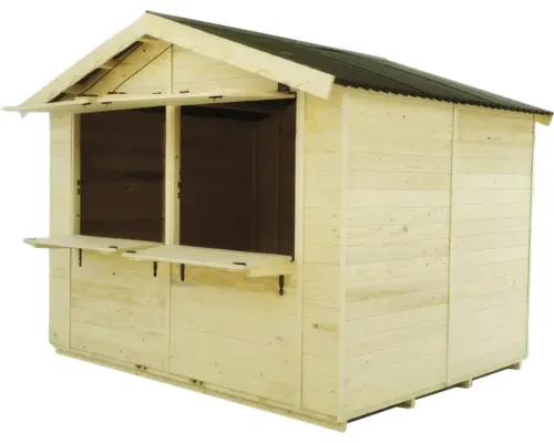 Căsuță pentru târguri HABRITA Sylva cu podea lemn 360x240 cm buc