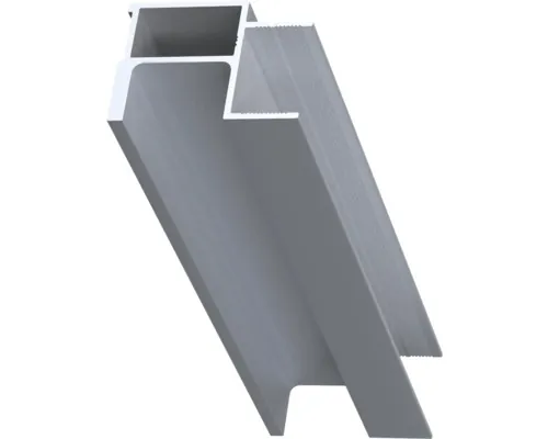 Profil mâner U Häfele ÄDOOR EASY U-18 pentru materiale de 18 mm, din aluminiu eloxat, 2,7m, culoare inox mat buc