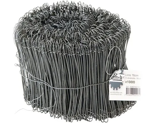 Bucle sârmă pentru legat oțel beton Mob 1mm x 12cm, pachet 1000 bucăți