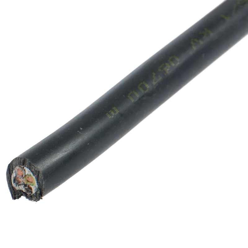 Cablu electric CYY-F, 4 x 10 mm², izolatie PVC, negru, cupru