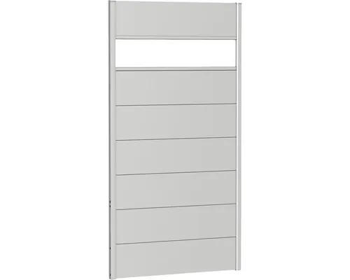 Panou grădină Biohort cu inserție sticlă acrilică 100x180 cm argintiu metalizat buc