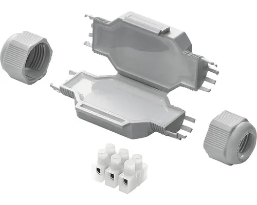 Cutie legături electrice Grothe Fred 80x36x23 mm, cu gel, rezistentă la scufundare și raze UV, pentru 3x2,5 mm² buc