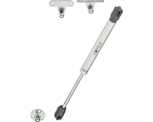 Piston amortizor/telescop cu gaz pentru uși de bar Häfele, standard 80N, metal gri buc