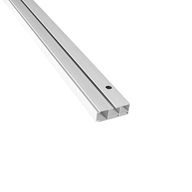 Sina perdea cu 1 canal, Munchen BM 1, prindere tavan, PVC, alb, 200 cm, accesorii incluse buc