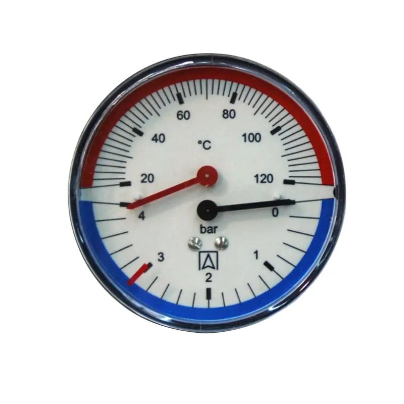 Termomanometru radial Icma 258, 0 - 6 ATM, 0 - 120 grade C buc