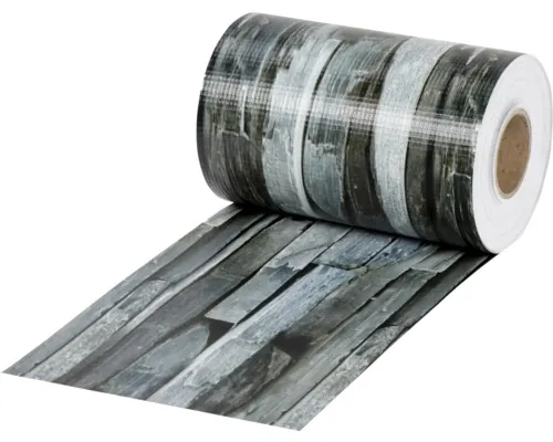 Bandă de opacizare Konsta 205 x 19 cm model ardezie argintiu rola
