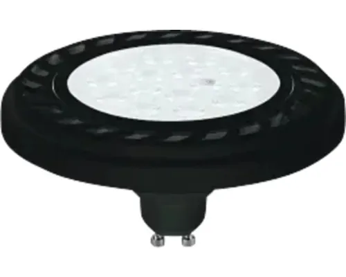 Bec LED spot GU10 9W 800 lumeni 230V, lumină neutră, negru buc