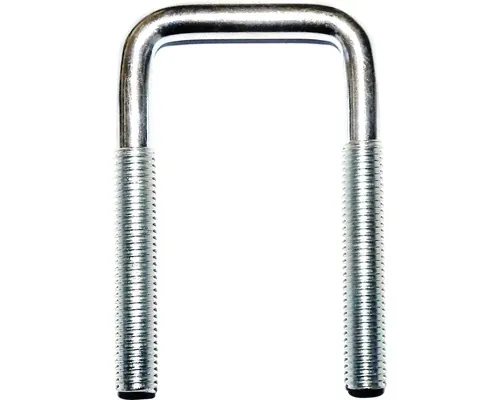 Coliere tip U cu șurub Dresselhaus 10x60x62 mm oțel zincat, 50 bucăți, pătrate pac