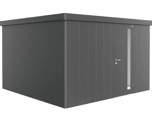 Magazie grădină Biohort Neo 4D metal ușă standard 347,5x347,5 cm gri închis metalizat buc