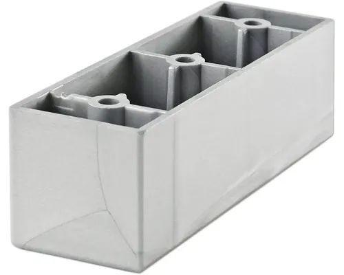 Picior mobilă pătrat Tarrox 28x28x90 mm, gri buc