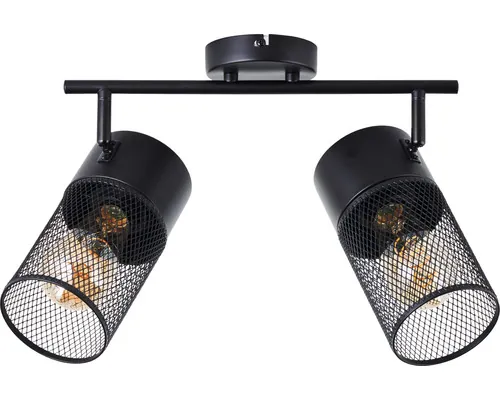 Șină spoturi Brilliant Kamolo E27 max. 2x40W, metal/negru buc