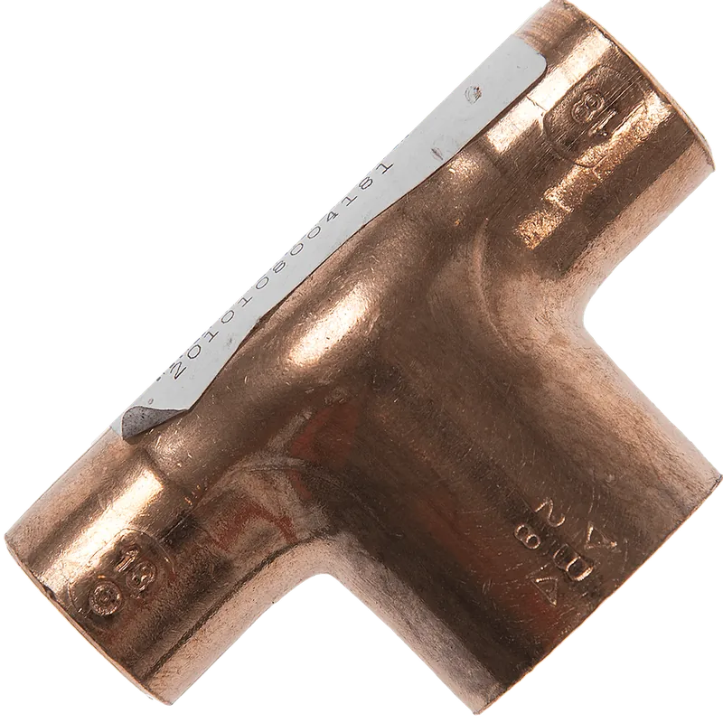 Teu cupru, F-F-F, 22-15-22 mm