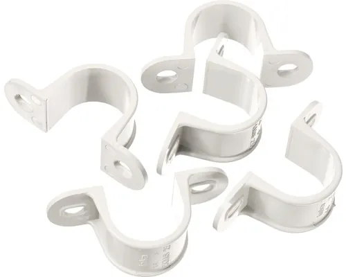 Bride plastic pentru tub rigid & copex eBULL Ø25 mm, pachet 5 bucăți