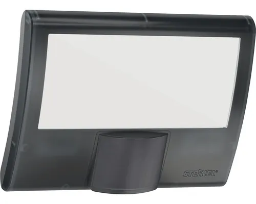 Proiector LED exterior Steinel XLED Curved 9,3W 862 lumeni IP44, senzor de mișcare, lumină caldă, antracit buc