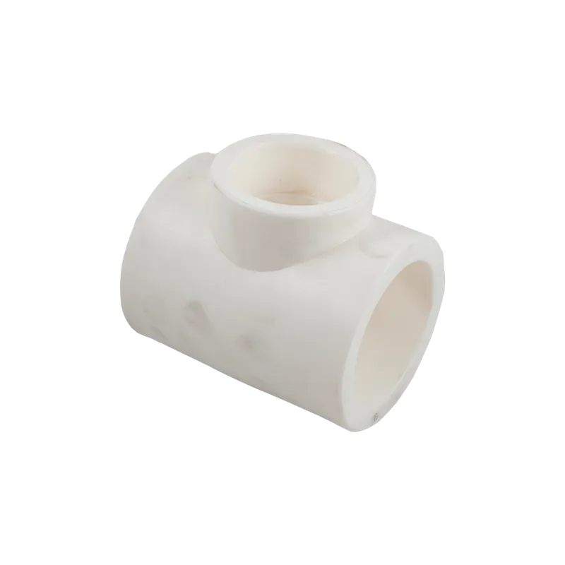 Teu redus PPR 63 mm Vesbo, 40 x 63 mm, filet interior, alb