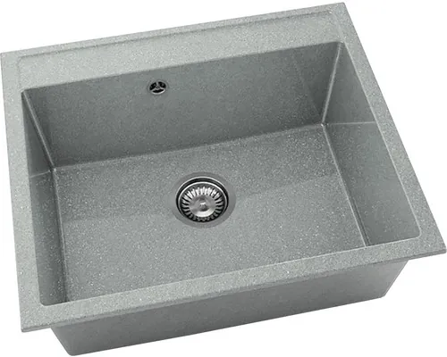Chiuvetă bucătărie granixit 1 cuvă FAT Avangard 227 51x60 cm fără picurător Platina buc