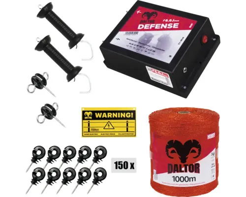 Pachet gard electric NEXON DALTOR 6,6 J 1000 m pac