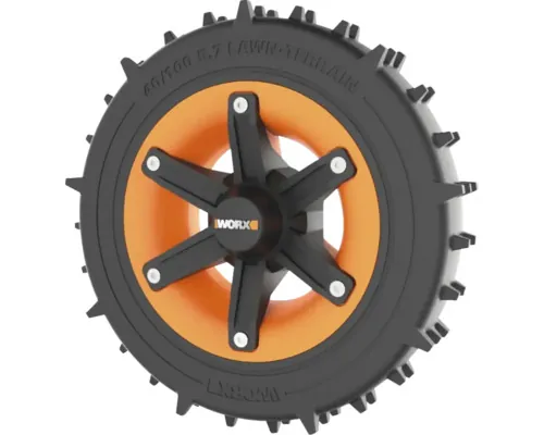Set 2 roți pentru roboți de grădină Worx WA0955 pentru modelele Landroid , 2 piese buc