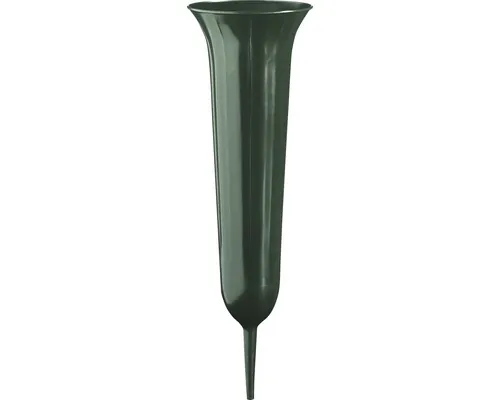 Vas pentru flori Geli plastic, Ø 12,5 cm, verde buc