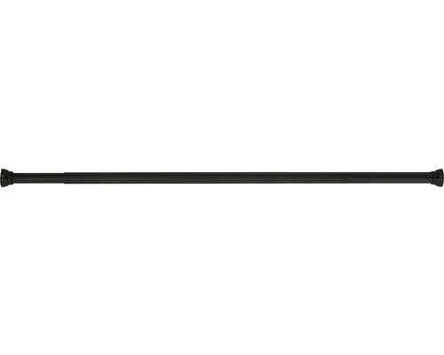 Bară pentru pedea duș spirella Kreta, aluminiu, 125-220 cm, Ø 21 mmn negru mat buc