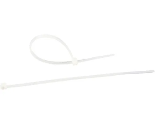 Colier plastic/șoricei prindere Novelite 2,5x200 mm, 100 bucăți, alb pac