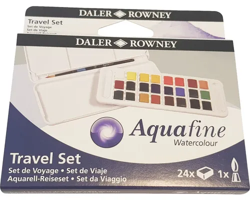 Set 12 culori acuarelă Aquafine Travel buc