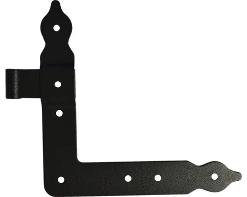Set balama metalica pentru oblon din lemn de molid cu 2 canaturi buc