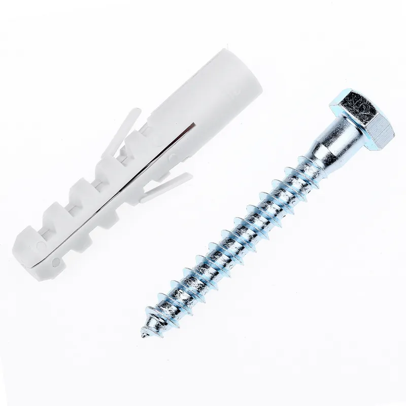Diblu PP, D: 12 mm, cu surub 8 x 60 mm, 4 BUC