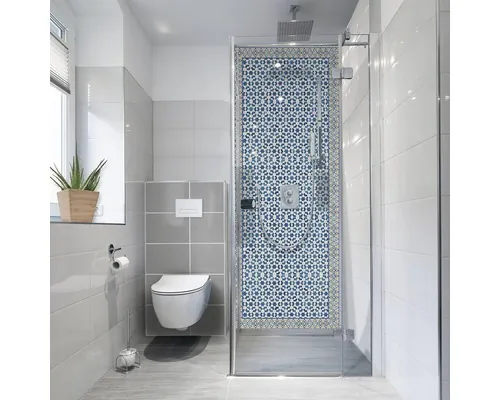 Tapet baie/duș mySpotti Fresh Enrico folie PVC rigidă 255x100 cm buc