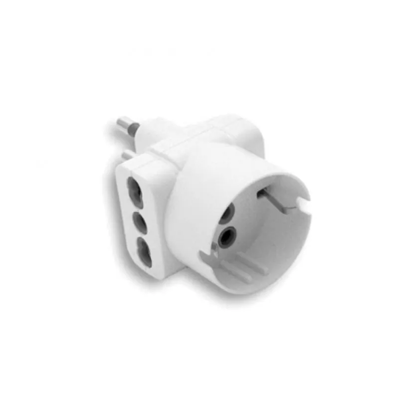 TRIPLU STECHER CU CONTACT DE PROTECTIE (SCHUKO)