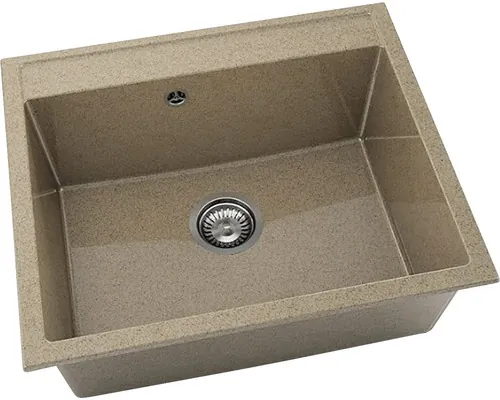Chiuvetă bucătărie granixit 1 cuvă FAT Avangard 227 51x60 cm fără picurător Cinnamon buc