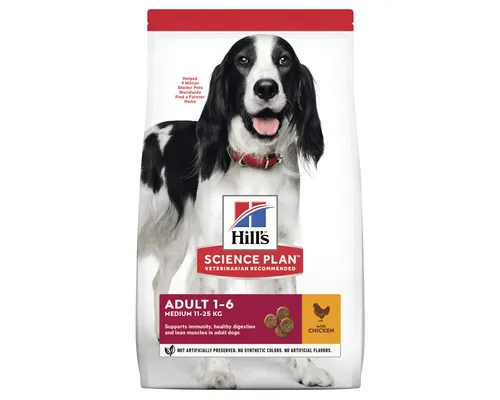 Hrană uscată pentru câini Hill's Adult Talie Medie cu pui 14 kg buc