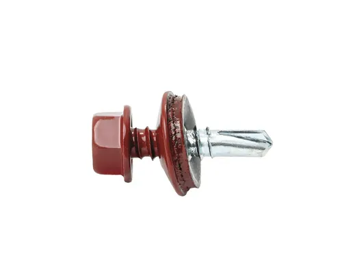 Șuruburi autoforante pentru tablă 4,8x35mm, RAL 3005, pachet 250 buc. pac