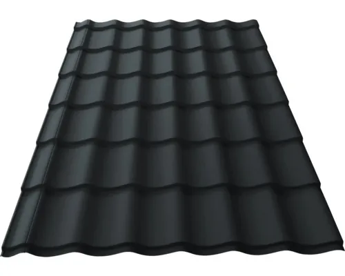 Țiglă metalică Wetterbest 2590x1200x0,5 mm RAL gri antracit mat 7016 buc