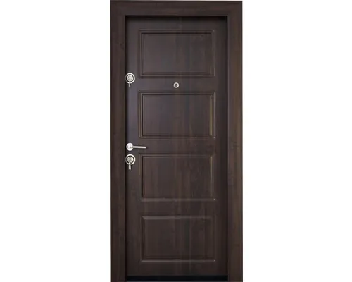 Ușă de intrare metalică pentru interior Modern 319 nuc ST019 88x201 cm dreapta buc