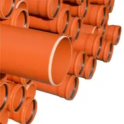 Teava canal PVC cu mufa 200x3.9 SN2 l6m Valrom