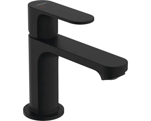 Baterie lavoar monocomandă hansgrohe Rebris S 80 negru mat buc
