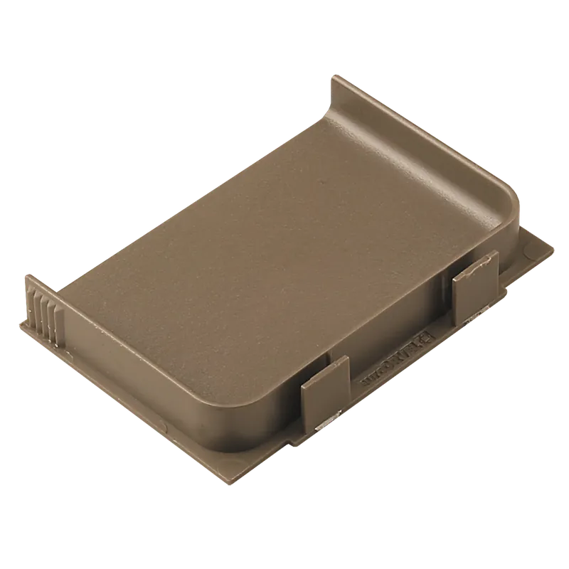Terminatie profil dublu organizator pentru sertar Scilm, titan, 75 x 51 x 9 mm