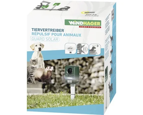 Aparat de apărare împotriva animalelor Windhager Solar Outdoor buc