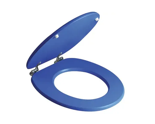 Capac WC universal Savini, închidere simplă, 37,5x44,3 cm, albastru electric buc