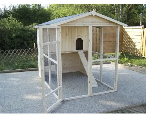 Coteț pentru găini XXL HABRITA PO1624 lemn 175x268 cm buc