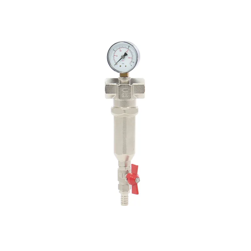 Filtru apa, cu autocuratare, Remer, 39234, cu manometru, 3/4" buc