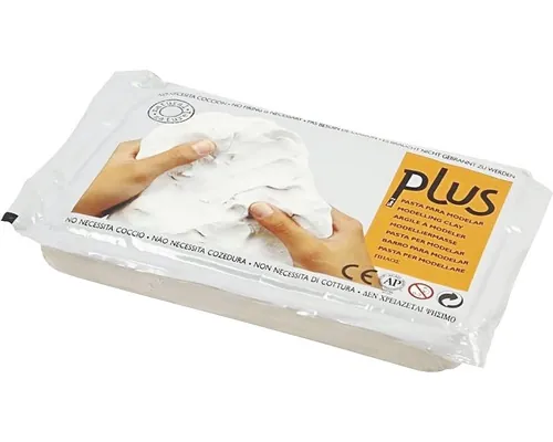 Pastă modelaj naturală Sio-2 Plus albă 1 kg buc