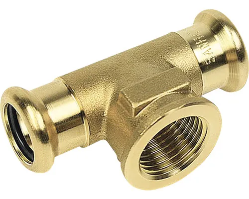 Teu cupru presare Sanha 22x3/4" FI buc