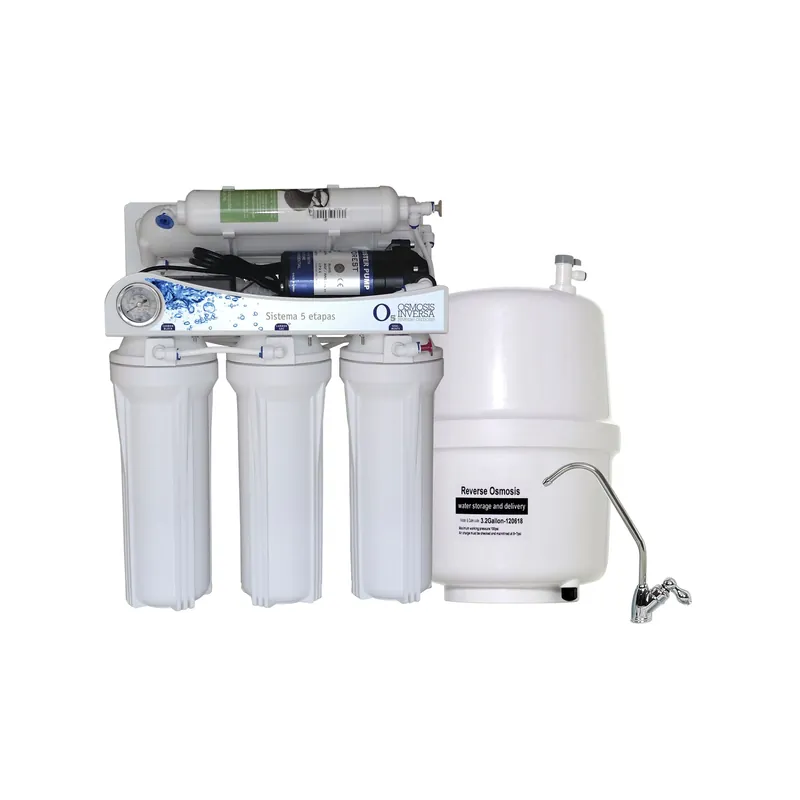 Filtru apa potabila, cu osmoza inversa, 5 etape, montare sub chiuveta, RO - 6, cu pompa buc